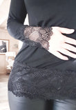 Sous pull Dentelle noir