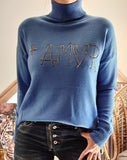 Pull Amour + bleu