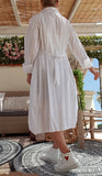 chemise blanche longue
