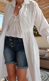chemise blanche longue