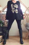 Pull Oversize noir Love