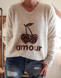 Pull Amour leon