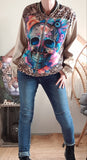 Blouson Skull multicolore