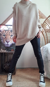 Pull/Tunique Oversize beige