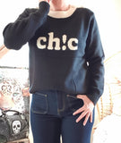 Pull Chic Bijoux noir