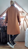 Manteau camel Lorna