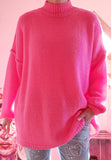 Pull Oversize fushia