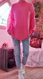 Pull Oversize fushia