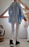 Blouse Sarah bleu ciel