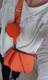 Sac pochette double  Orange
