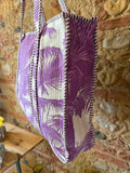Sac matelassé violet