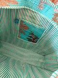 Sac matelassé Palma turquoise