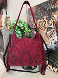 Sac Bohème Seville bordeaux