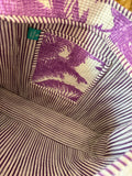 Sac matelassé violet