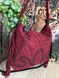 Sac Bohème Seville bordeaux