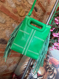 Sac à franges Milo vert