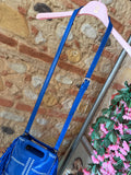Sac à franges Milo bleu électrique