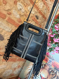 Sac à franges Milo noir