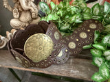 Ceinture chocolat Bohème