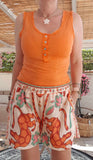 Debardeur Claudie orange