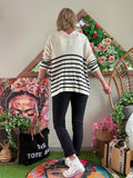 Pull rayures noir
