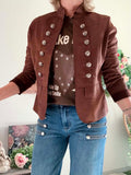 Veste Victoria Chocolat du 36 au 42