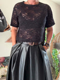 Haut Dentelle Marquise noir du 36 au 42