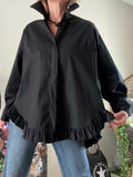 Chemise Faustine noire du 36 au 46