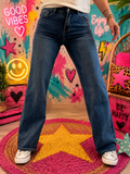 Jeans Straight Leg Bleu Denim du 38 au 48