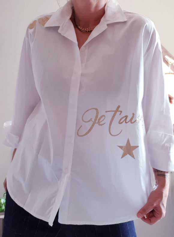 Chemise Je t aime ⭐️