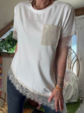 Haut Vanessa dentelle beige