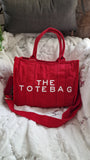The Tote Bag rouge