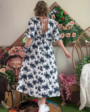 Robe Chezenne blanc/bleu