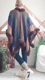 Poncho Hippie Chocolat