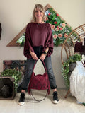 Sac Bohème Seville bordeaux