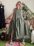 Robe Charline kaki