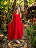 Robe Eva rouge du 38 au 52