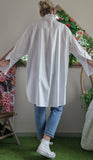 Chemise Longue oversize blanche