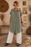 Robe Chemise Amore kaki