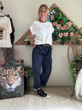 Tee-shirt Rock Chic  blanc