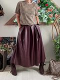 Jupe avec ceinture Celine bordeaux du 36 au 42/44