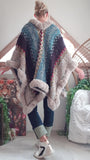 Poncho Hippie gris