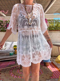 Haut Dentelle blanc Laura