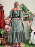 Robe Leslie kaki