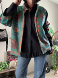 Veste bohème verte du 36 au 44/46