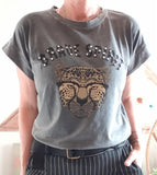 Tee-shirt Brave Spirit noir délavé