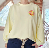 Sweat St Tropez jaune