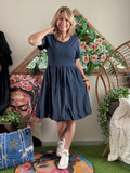 Robe Savana bleu marine