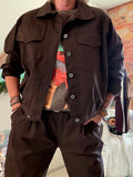 Veste City chocolat du 38 au 48