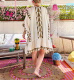 Robe poncho kaki Jaipur